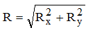 R=кореньRx^2+Ry^2.PNG